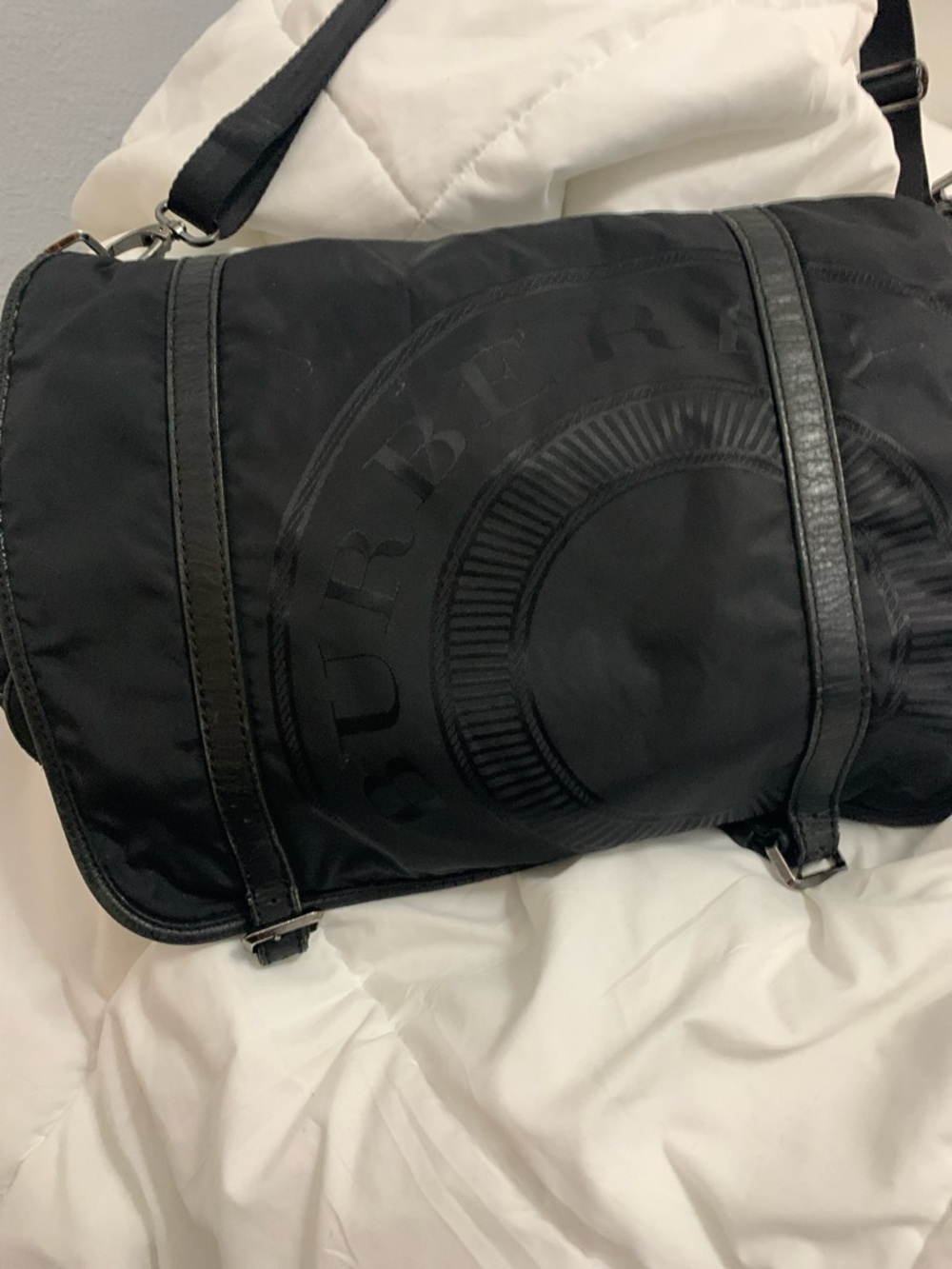 Burberry Black Messenger Bag